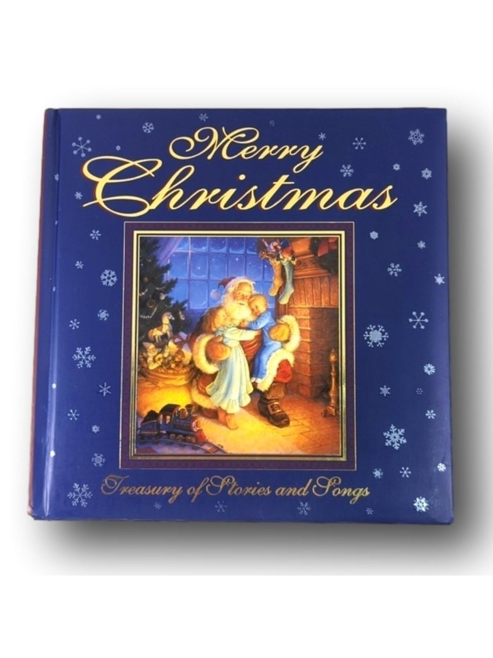 Merry Christmas book - Treasury of 42 Stories and Songs large print